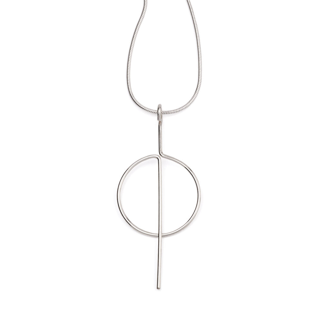 Circle with Line Pendant - Main Image