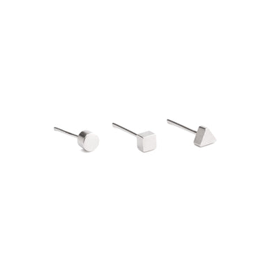 An image of the Mismatched Studs Set of 3