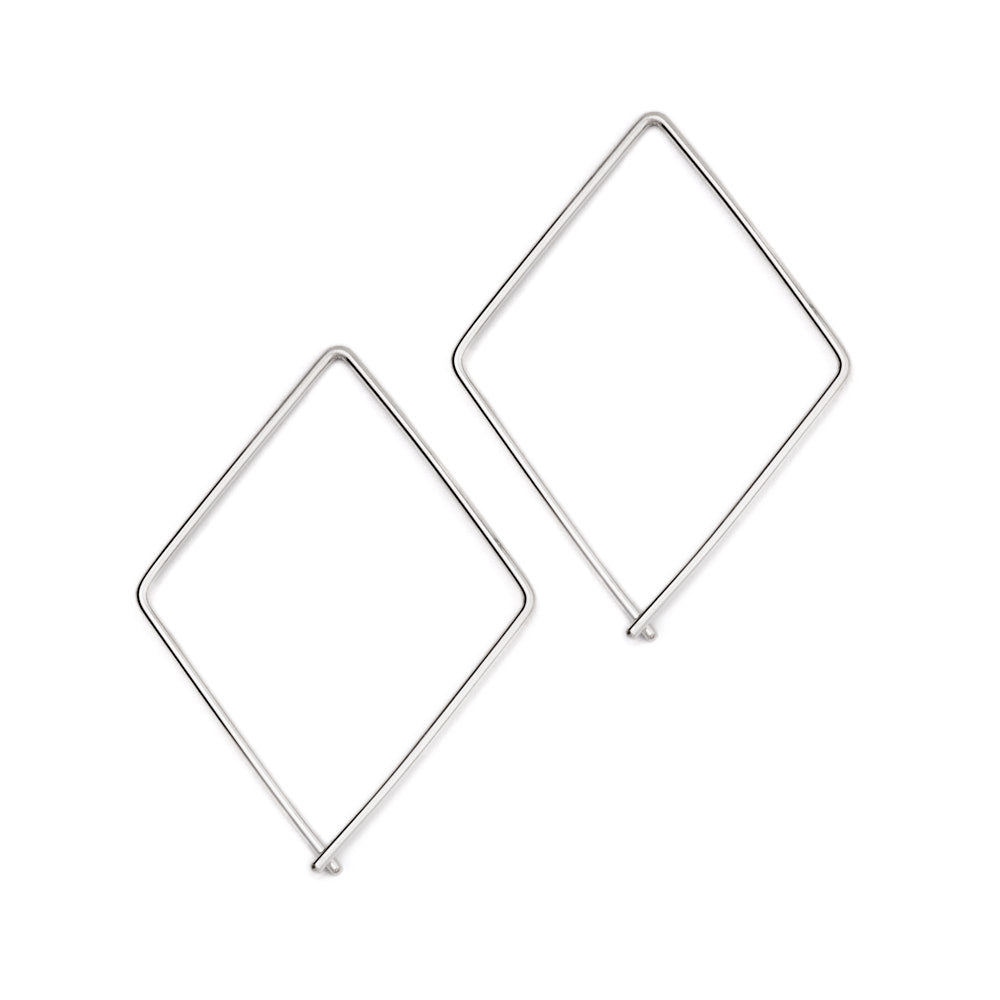 An image of the medium Diamond Hoops