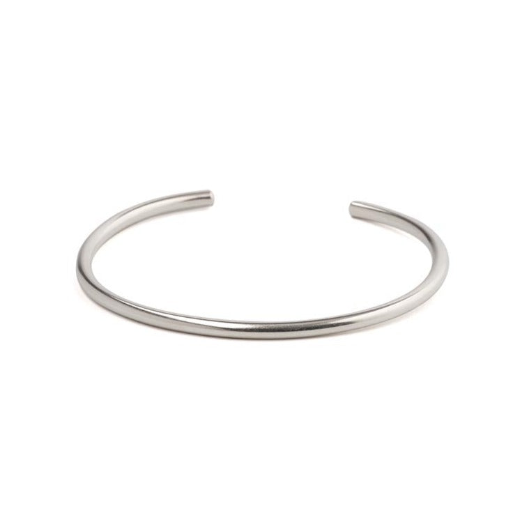 Sterling Silver Everyday Cuff in round wire- profile