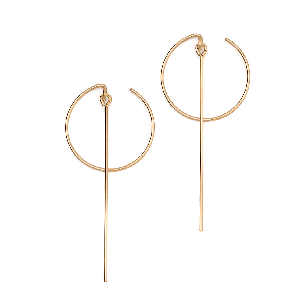 An image of the Gold Hoop Danglebacks