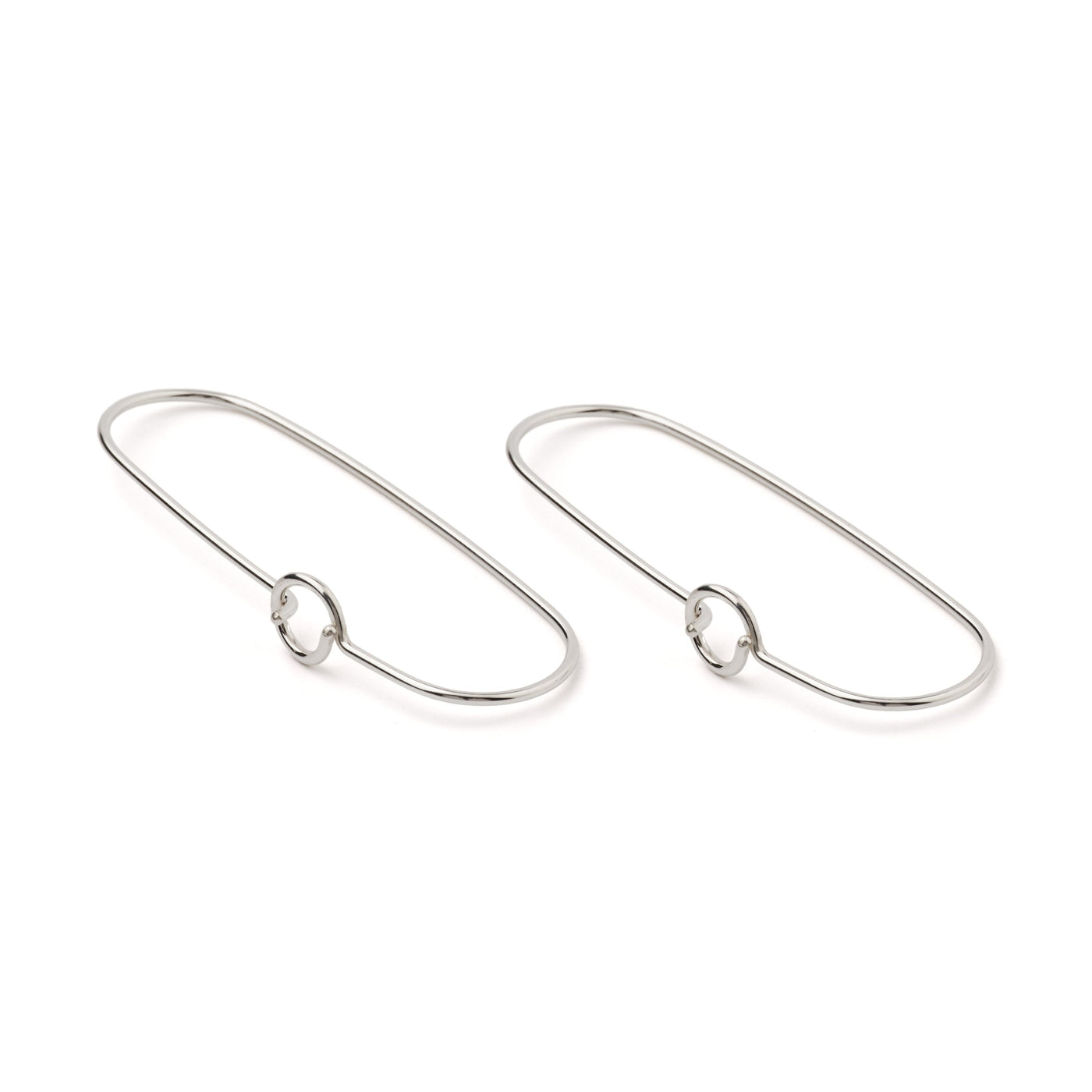Oval Clip Hoops