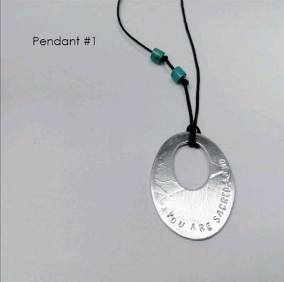 You are Sacred Land, Oval Pendant