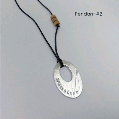 You are Sacred Land, Oval Pendant