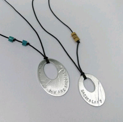 You are Sacred Land, Oval Pendant