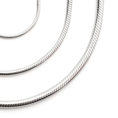 Snake Chain, Thick, Silver