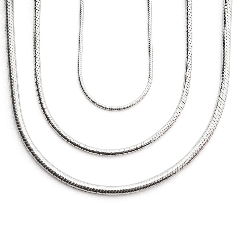 Snake Chain, Thin, Silver