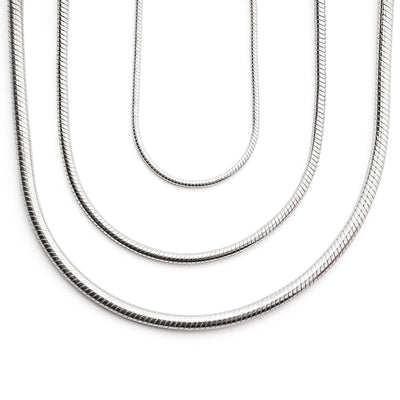 Snake Chain, Thick, Silver