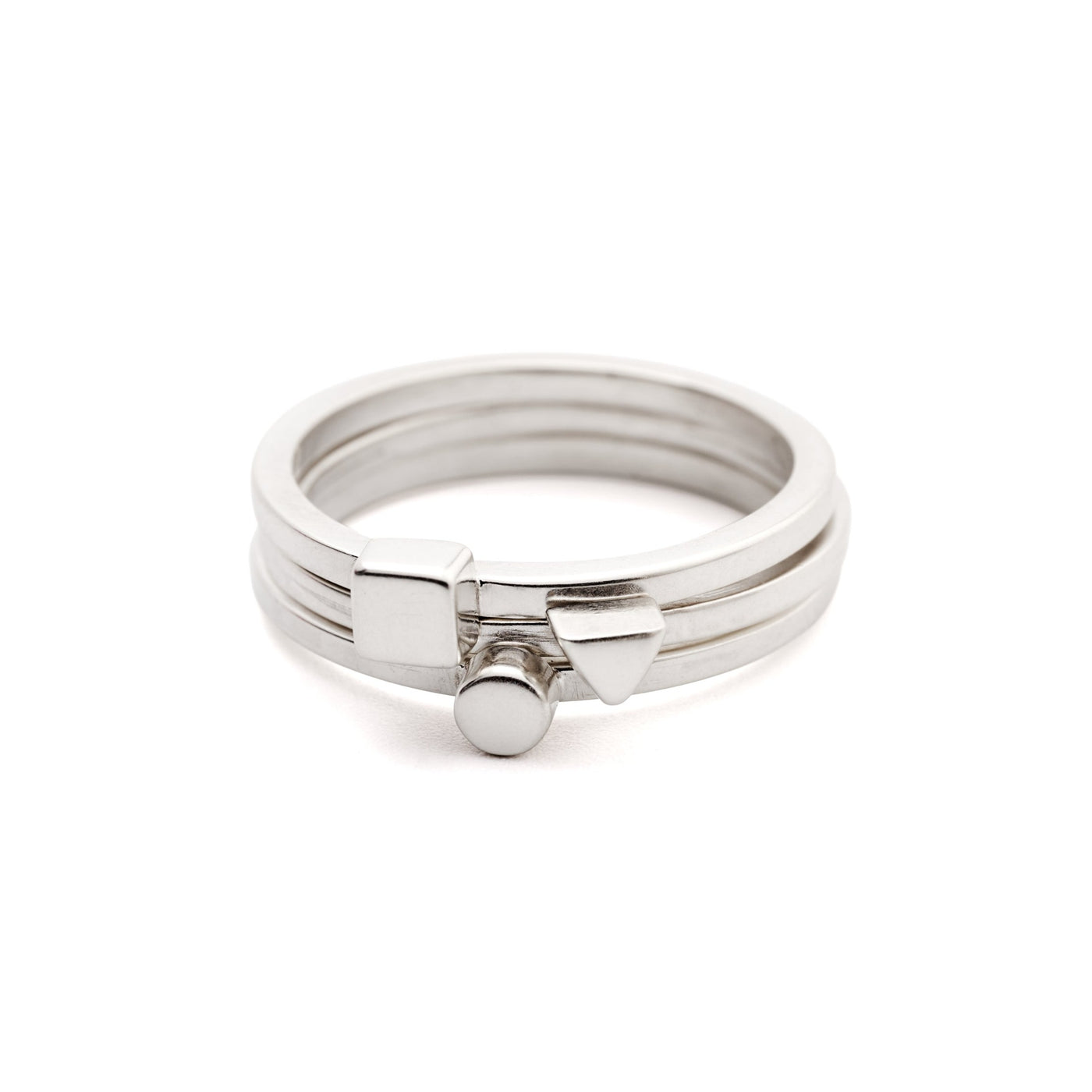 Tiny Ring, Stack - Silver